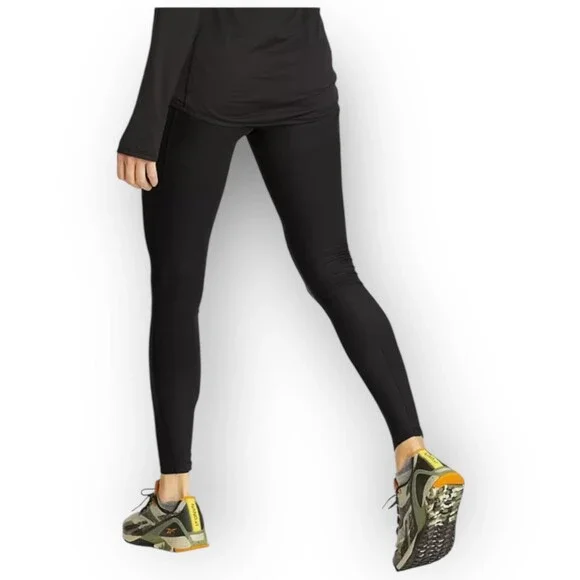 NWT Eddie Bauer Trail Tight Leggings – Size Large – Heather Loren (Olive Green) - Picture 3 of 7